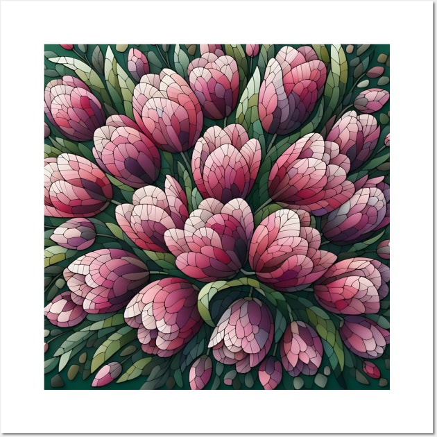 Tulip Flower Wall Art by Jenni Arts